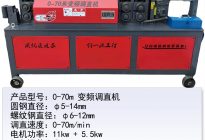 0-70m變頻調直機